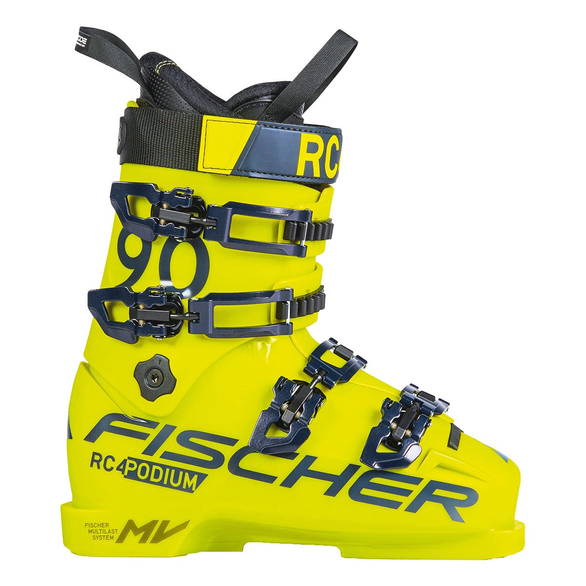 Scarponi sci Fischer RC4 Podium LT 90 (Colore: giallo nero, Taglia: 24.5)