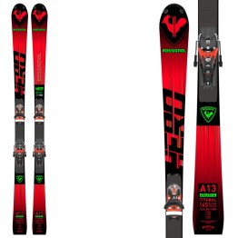 Ski Rossignol Hero Athlete FIS SL R22 avec fixations Spx 12 Hot Red