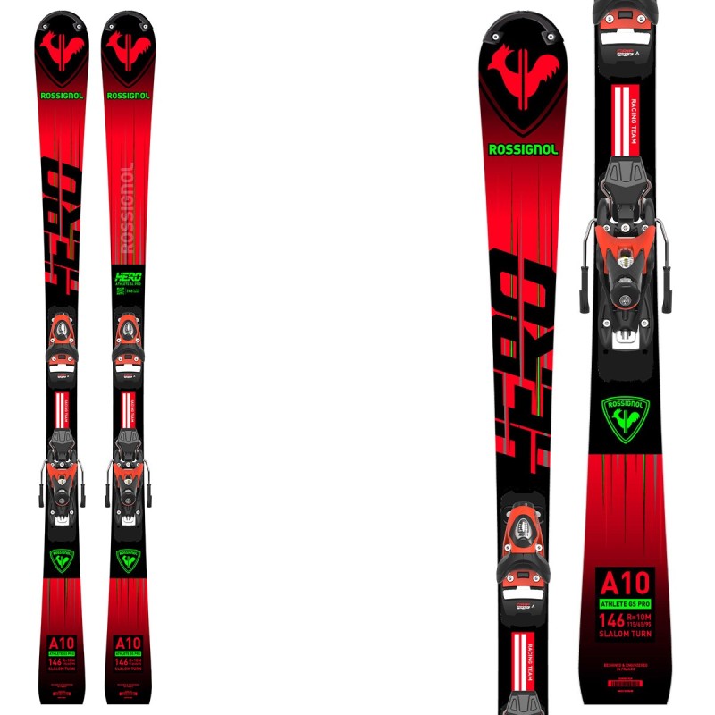 Sci Rossignol Hero Athlete SL Pro R21 Pro con attacchi Spx 10 Hot Red ROSSIGNOL