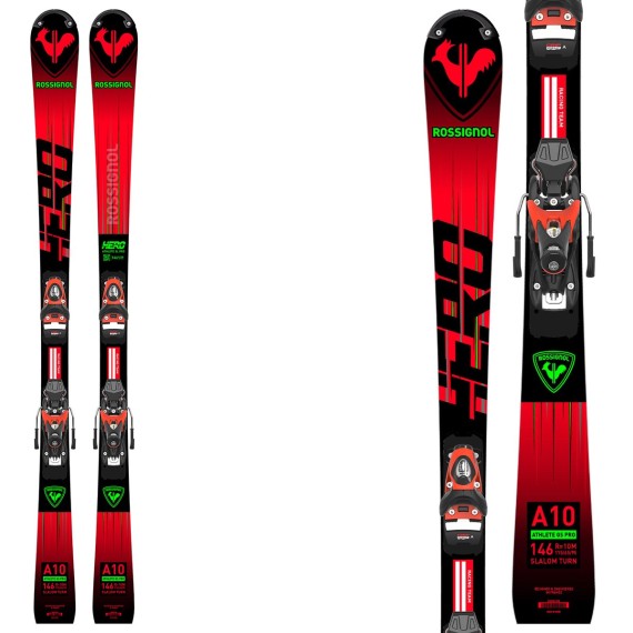 Sci Rossignol Hero Athlete SL Pro R21 Pro con attacchi Spx 10 Hot Red ROSSIGNOL