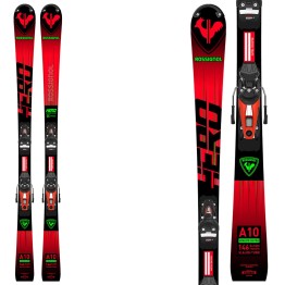 Sci Rossignol Hero Athlete SL Pro R21 Pro con attacchi NX 10 Hot Red ROSSIGNOL