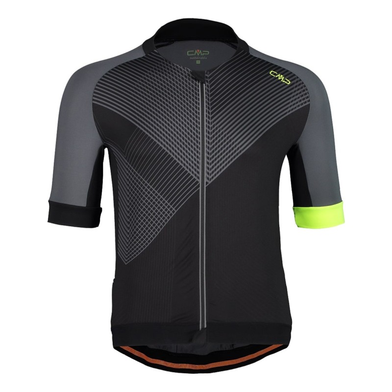 Cycling T-shirt Cmp Full Zip GRS