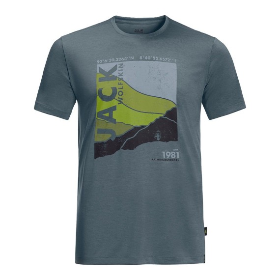 Camiseta Jack Wolfskin Crosstrail Gráfico