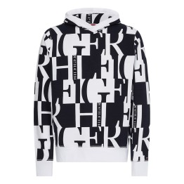 Felpa Tommy Hilfiger All Over Print Graphic