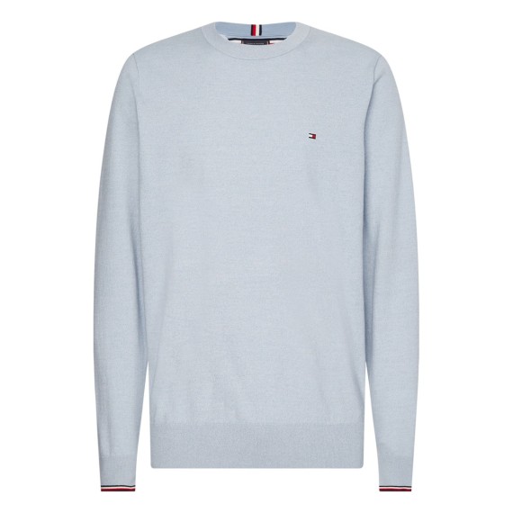 Maglia Tommy Hilfiger Tipped Pima TOMMY HILFIGER Maglieria Maglia Tommy Hilfiger Tipped Pima TOMMY HILFIGER Maglieria