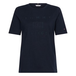 Camiseta Tommy Hilfiger Logotipo Metálico