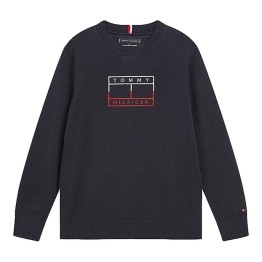 Felpa Tommy Hilfiger Embroidered Flag