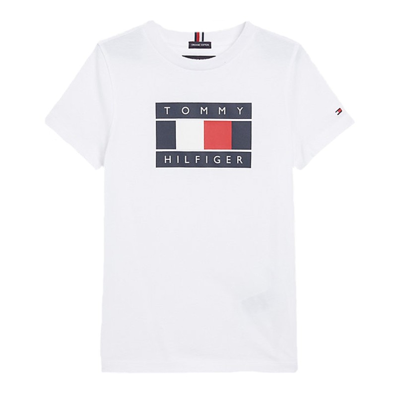T-shirt Tommy Hilfiger Global Stripe Flag Junior