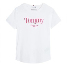 Camiseta Tommy Hilfiger Glitter Logo Junior