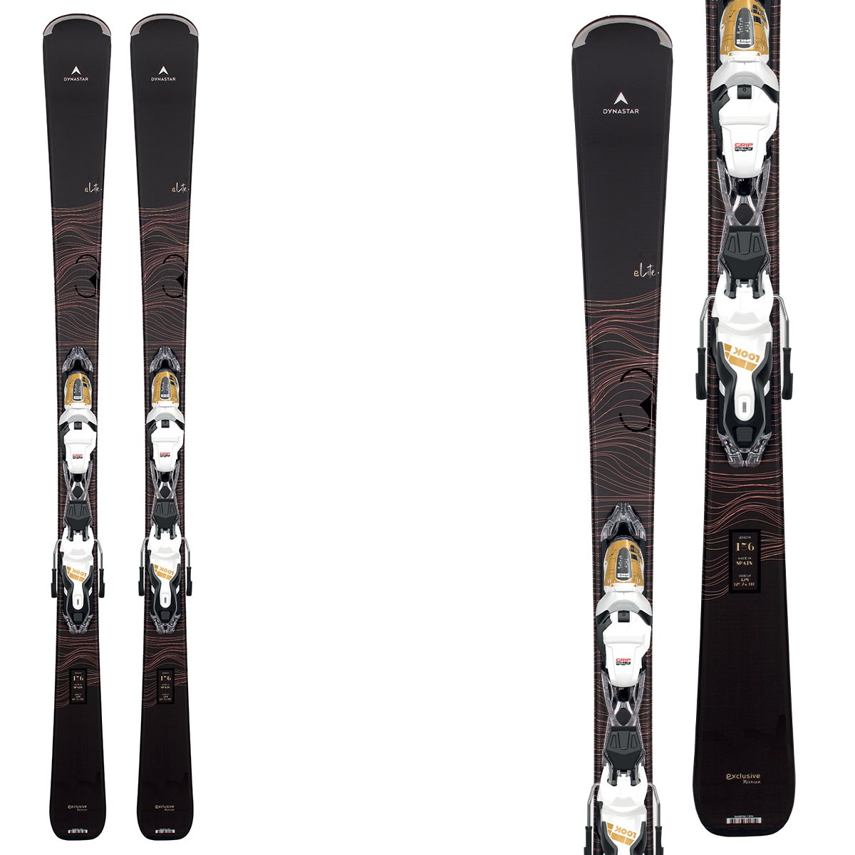 Sci Dynastar E Lite 3 con attacchi Xpress 11 (Colore: nero, Taglia: 163)