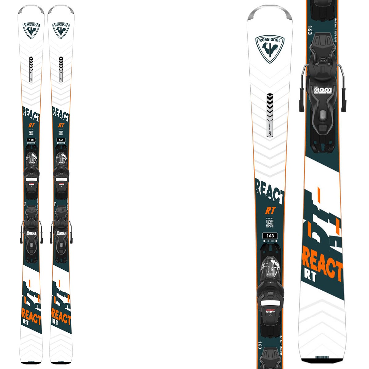 Sci Rossignol React RT con attacchi Xpress 11 IT