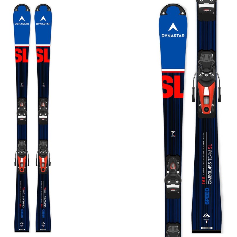 Ski Dynastar Speed Omeglass Team SL R21 Pro avec fixations NX 10 Hot Red