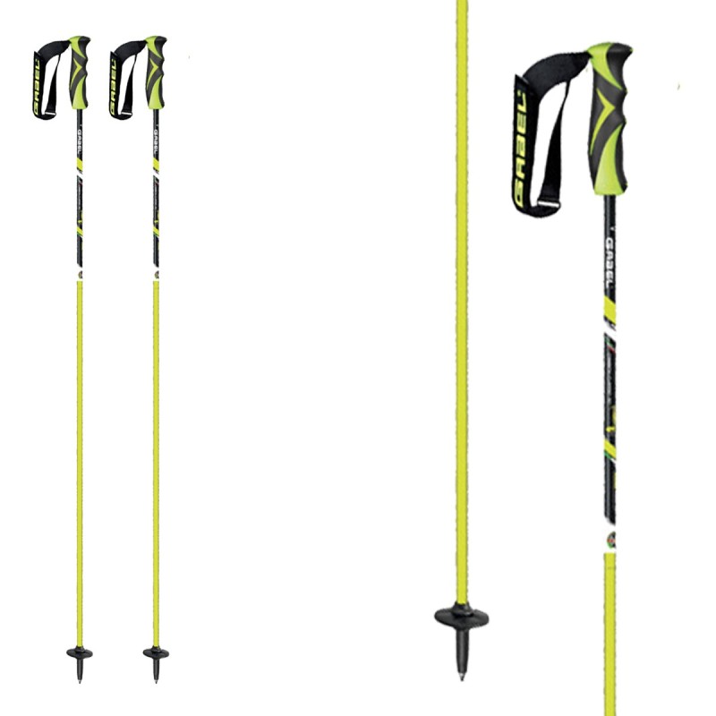 Bâtons de ski Gabel Carbon Classic SC Lime