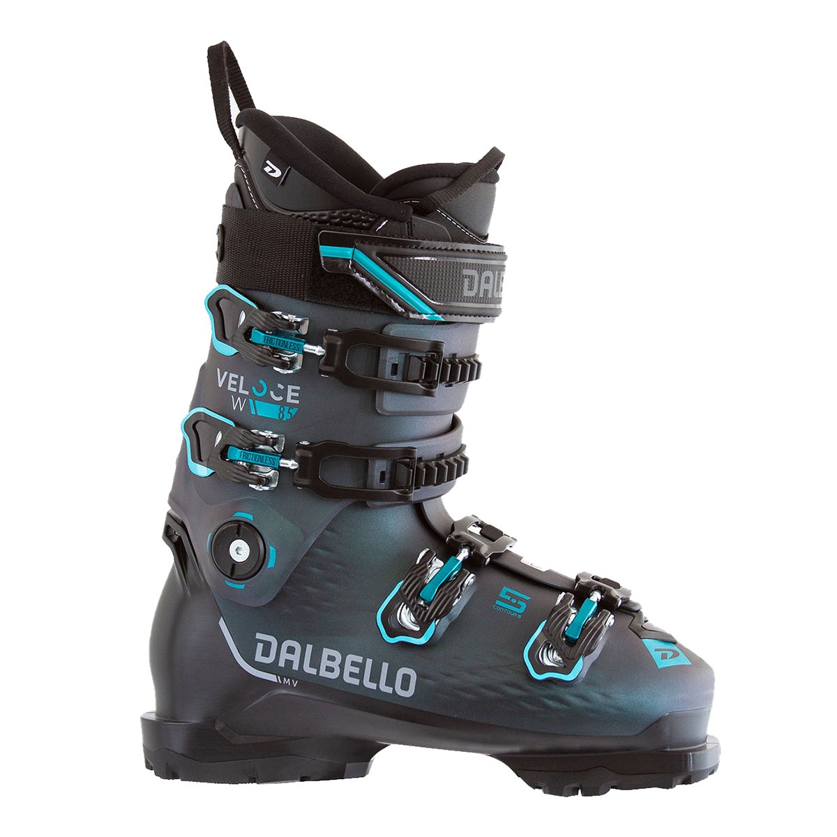 Scarponi sci Dalbello Veloce 85 W GW (Colore: black opal green, Taglia: 26.5)