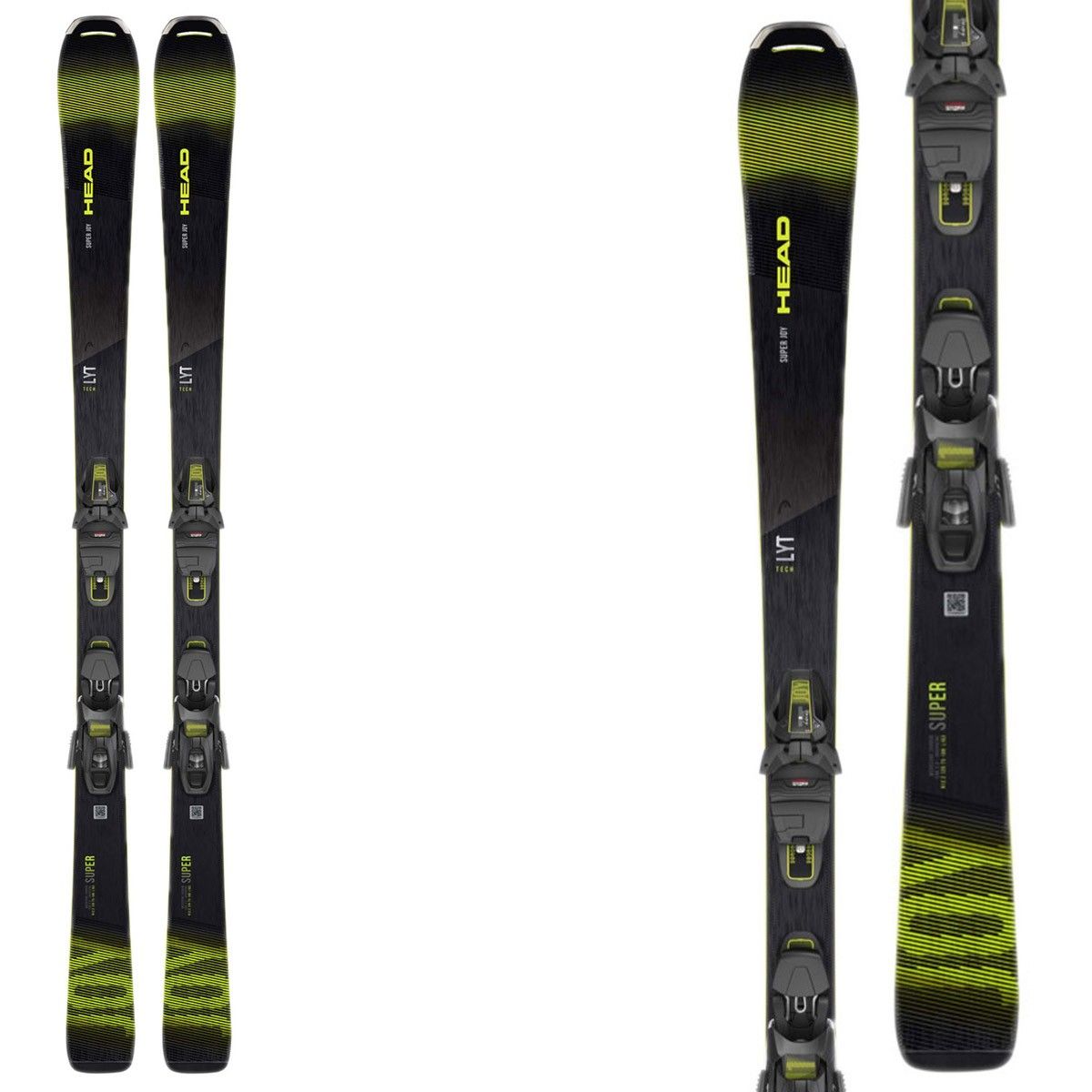 Sci Head Super Joy SW SLR PRO con attacchi Joy 11 GW (Colore: nero giallo, Taglia: 148)