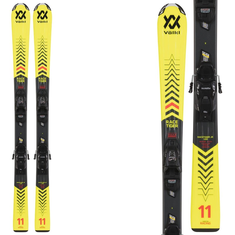 Ski Volkl Jr Racetiger avec fixations Vmotion 7.5 VOLKL