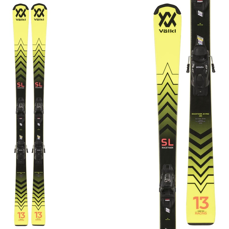 Ski Volkl Racetiger Jr Pro con fijaciones Vmotion 7 VOLKL