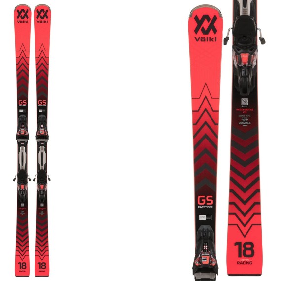 Ski Volkl Racetiger GS avec fixations Rmotion3 12 GW