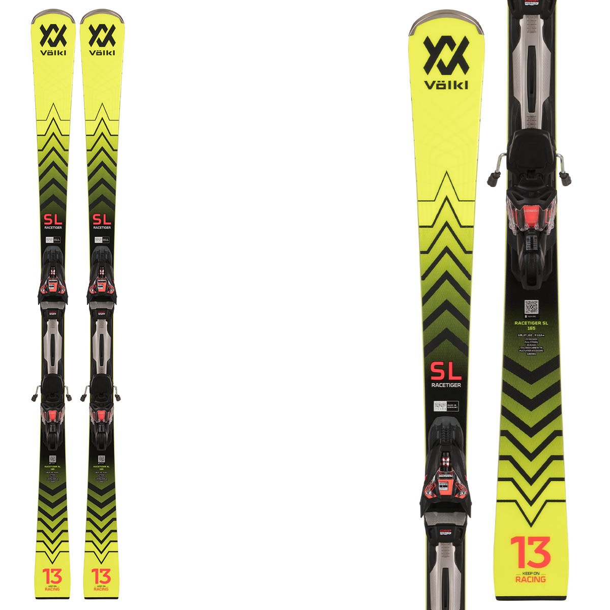 Ski Volkl Racetiger SL Rmotion with bindings Rmotion3 12 GW EN