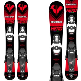 Rossignol Hero Pro Jr esquí con Team 4 fijaciones ROSSIGNOL