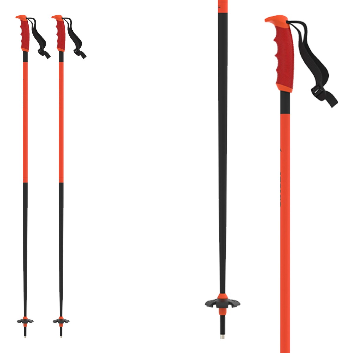 Bastoni sci Atomic Redster (Colore: rosso nero, Taglia: 130)