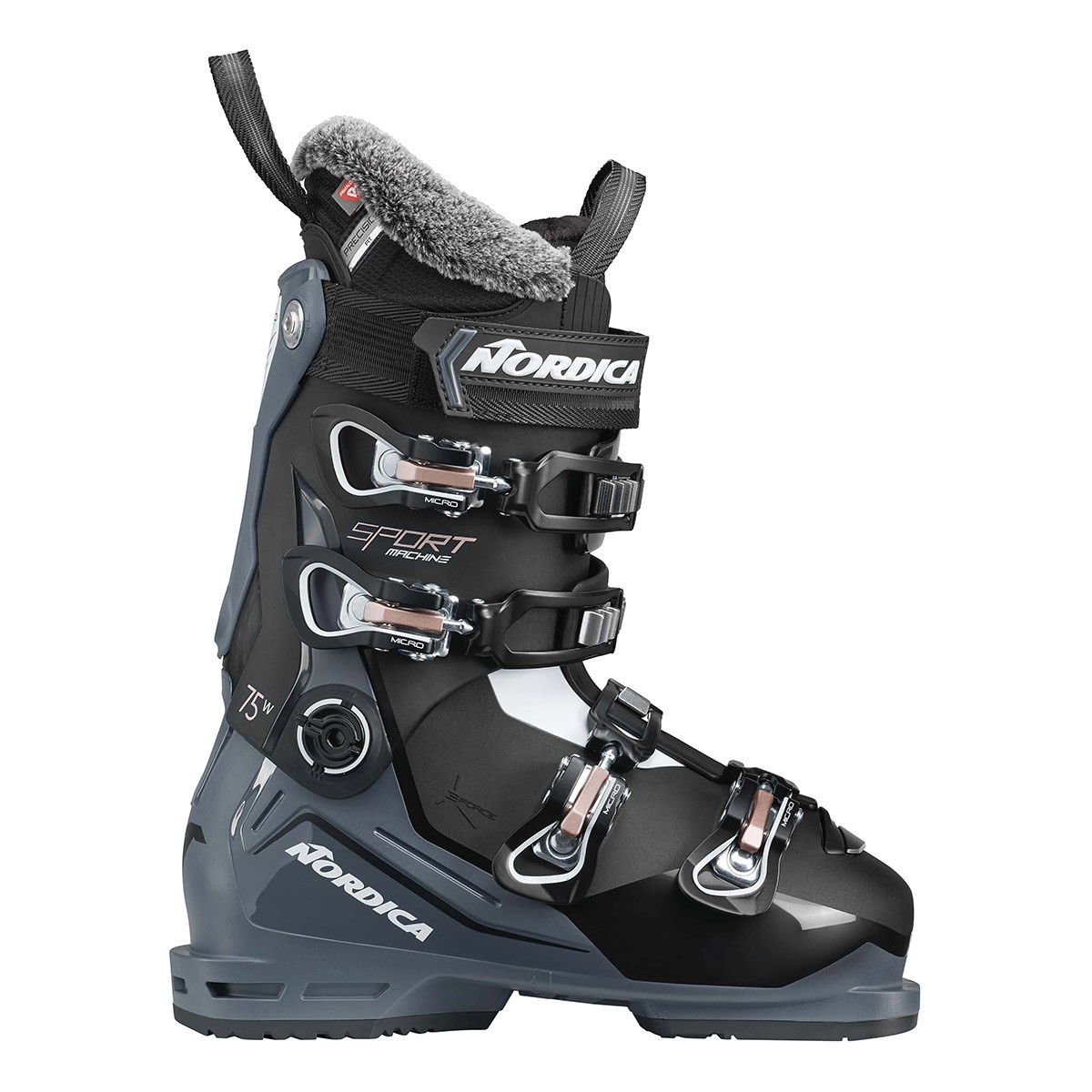 Scarponi sci Nordica Sportmachine 3 75 W (Colore: nero antracite rosa, Taglia: 22.5)