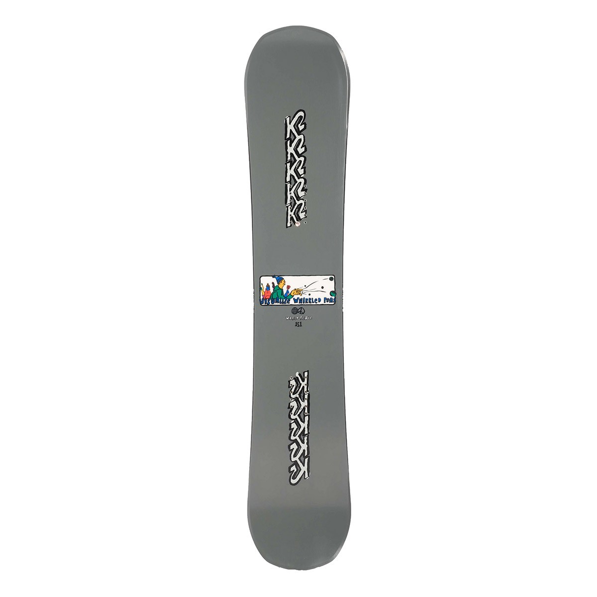 Snowboard K2 World Peace Wide (Colore: grigio, Taglia: 158)