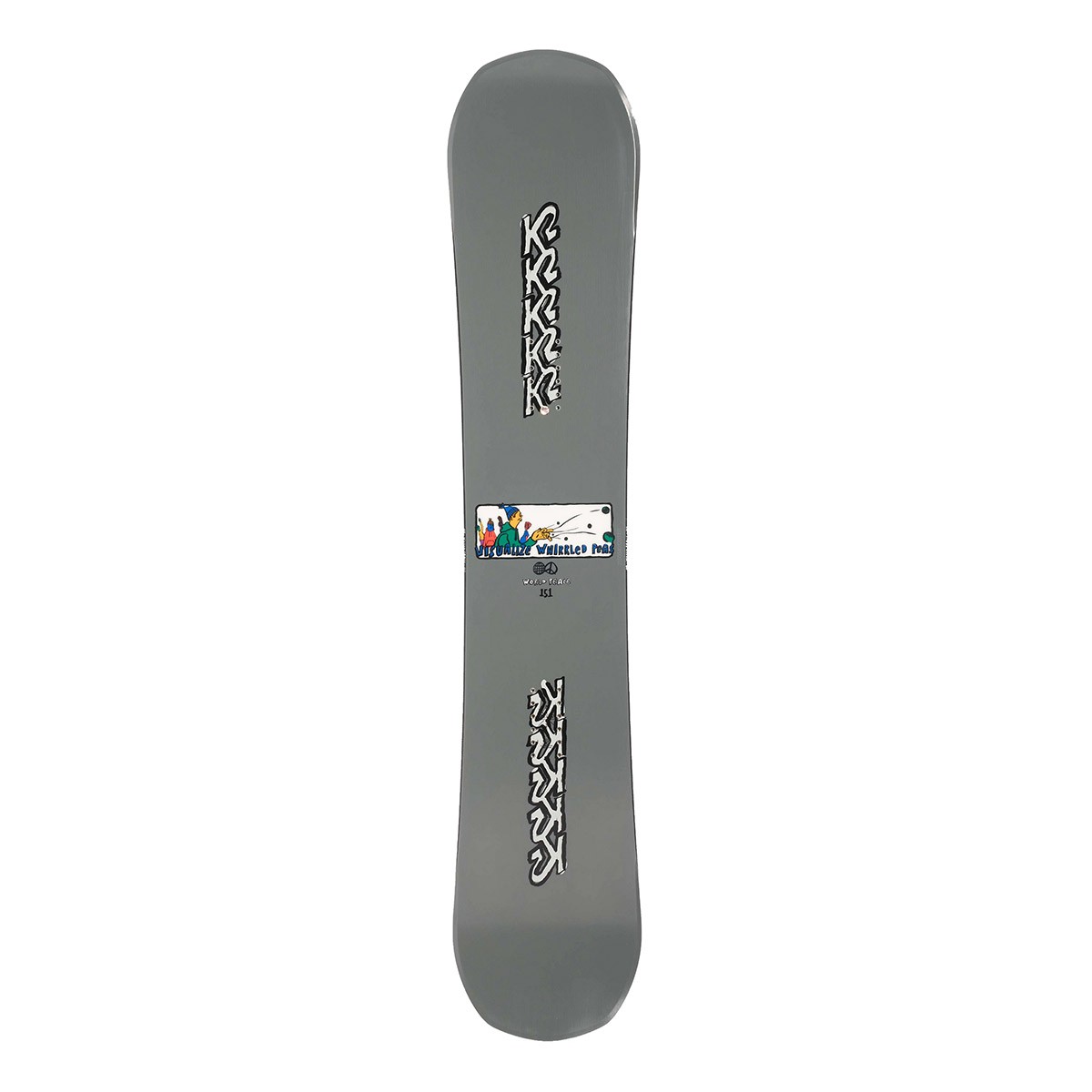 Snowboard K2 World Peace (Colore: grigio, Taglia: 157)