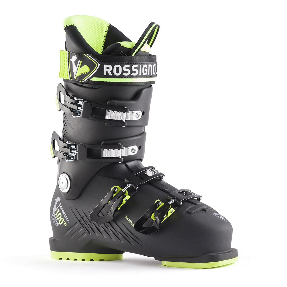 Scarponi sci Rossignol Hi-Speed 100 HV (Colore: black yellow, Taglia: 28.5)