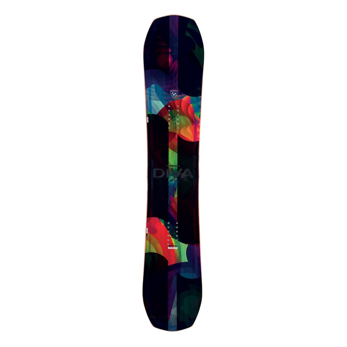  Snowboard Rossignol Diva (Colore: nero fantasia, Taglia: 148) 