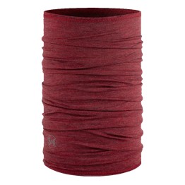 Scaldacollo Buff Merino Lightweight Mars Red