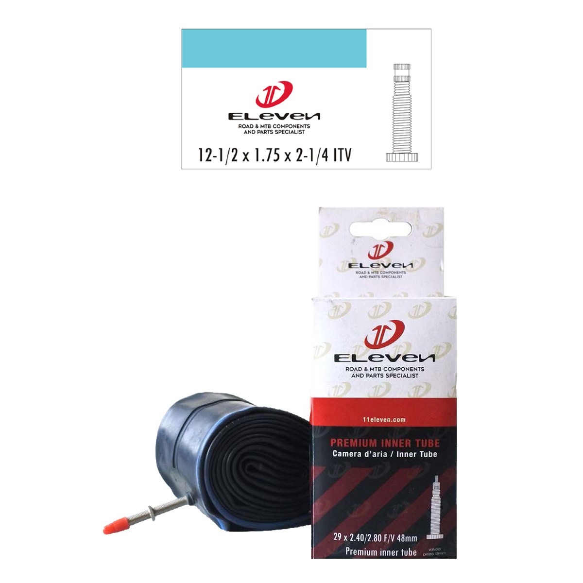 2 Camere D'Aria Per Bici Bambino - 12 1/2 X 1.75, Valvola Regina, In Butile Antiforatura - Foto 9