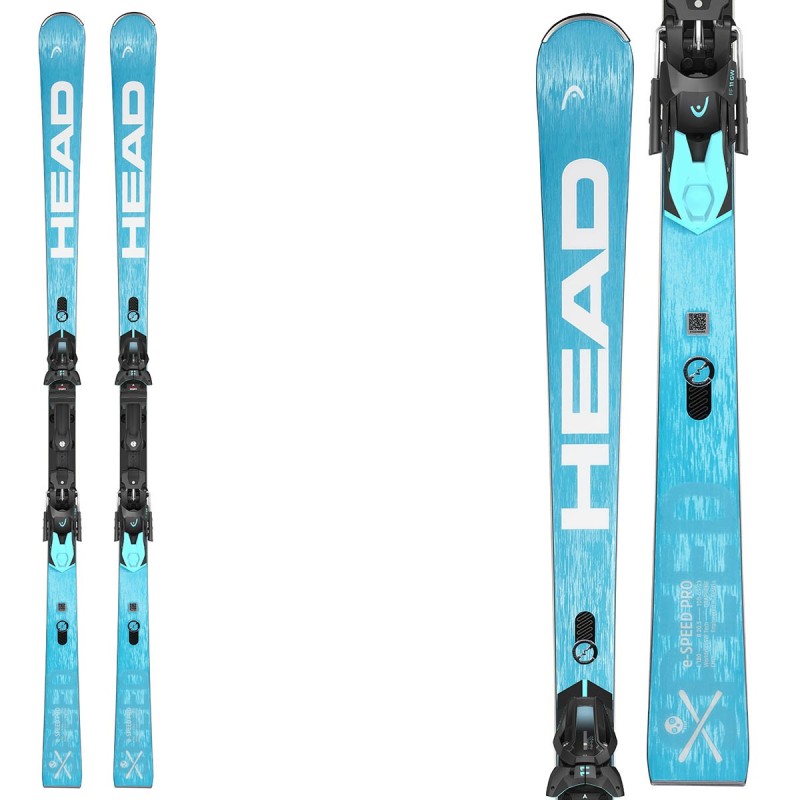 Sci Head WC Rebels e-Speed Pro RP WCR 14 con attacchi Freeflex ST16 HEAD Race carve - sl - gs