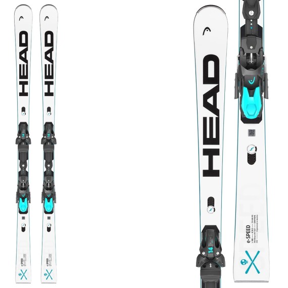 Sci Head WC Rebels e-Speed RP EVO 14 con attacchi Freeflex ST14 HEAD Race carve - sl - gs