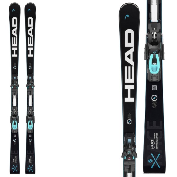 Sci Head WC Rebels e-Race RP EVO 14 con attacchi Freeflex ST14 HEAD Race carve - sl - gs