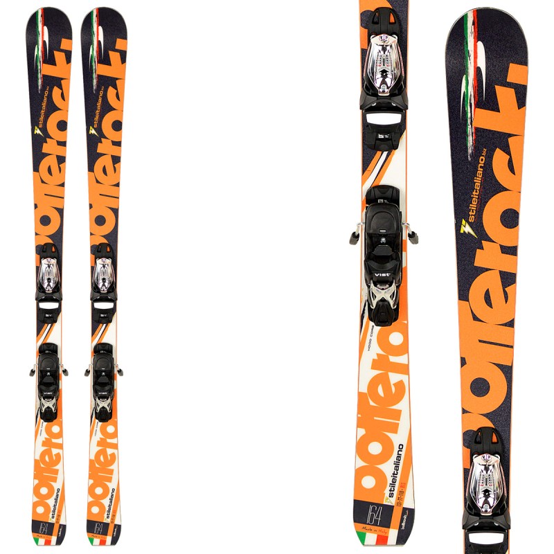 Sci Bottero Ski Stile Italiano + piastra Quicklook + attacchi Goode V212