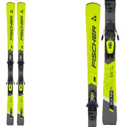 Ski Fischer RC4 Power TI AR avec fixations RS10 FISCHER Race carve - sl - gs