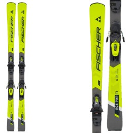 Fischer RC4 Power TI AR ski with RS10 FISCHER Race carve bindings - sl - gs