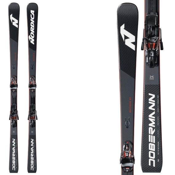 Sci Nordica Dobermann Multigara DC con atacchi Xcomp 14 race NORDICA Race carve - sl - gs