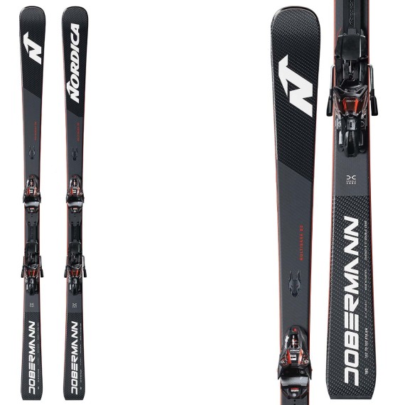 Nordic ski Dobermann Multigara DC with bindings Xcomp 14 race NORDICA Race carve - sl - gs