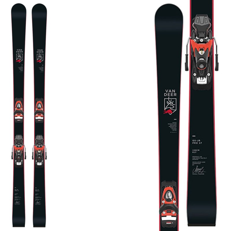 Ski Van Deer Gs Jr Pro - R21 avec fixations SPX 10 VAN DEER