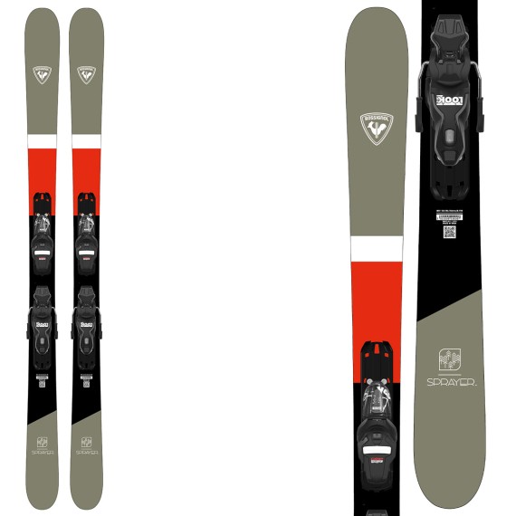 Ski Rossignol Sprayer avec fixations XP 10 ROSSIGNOL