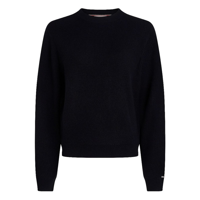 Pullover Tommy Hilfiger Relaxed Fit a coste TOMMY  HILFIGER Maglieria