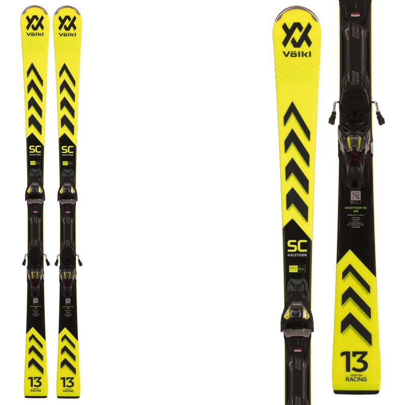 Sci Volkl Racetiger SC con attacchi Vmotion 12 VOLKL Race carve - sl - gs