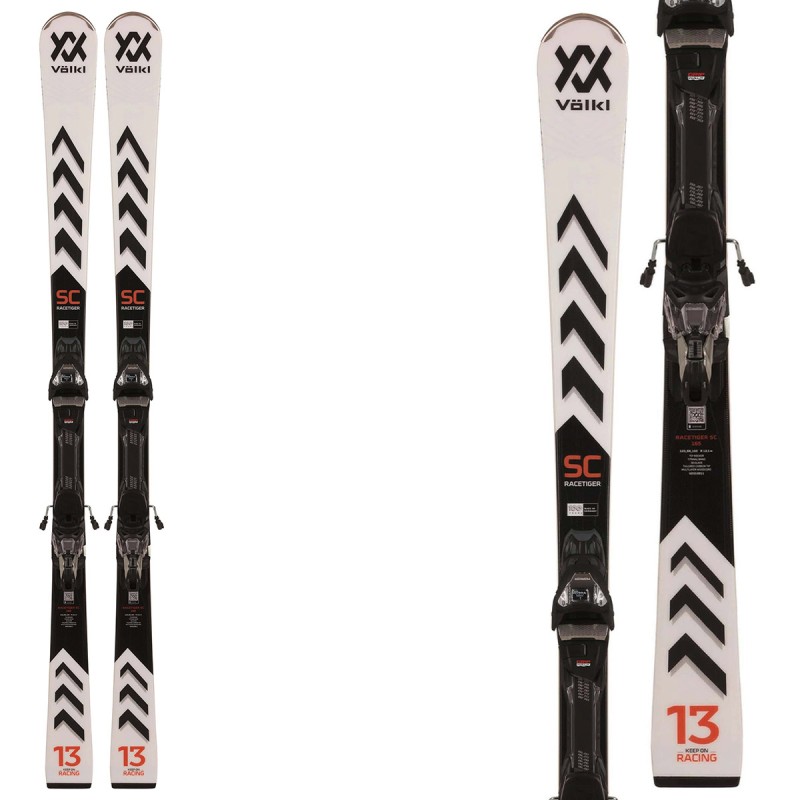 Ski Volkl Racetiger SC avec fixations Vmotion 12