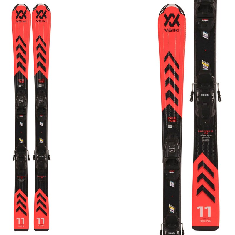 Sci Volkl Racetiger Junior con attacchi Vmotion 7.0 VOLKL