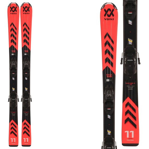 Volkl Racetiger Junior Ski With Vmotion