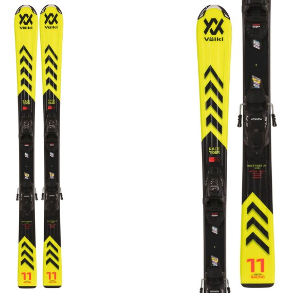 Ski Volkl Racetiger Junior avec fixations Vmotion 4.5 VOLKL