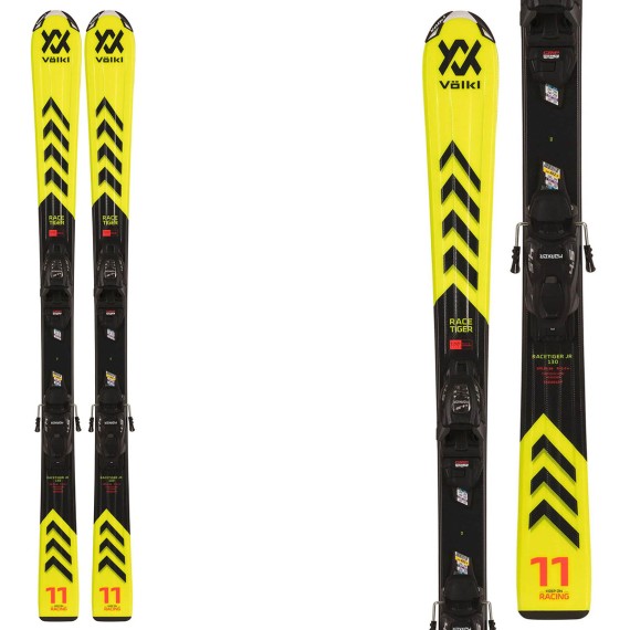 Ski Volkl Racetiger Junior avec fixations Vmotion 7.0 VOLKL