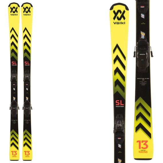 Ski Volkl Racetiger Jr Pro avec fixations Vmotion 7.0 VOLKL